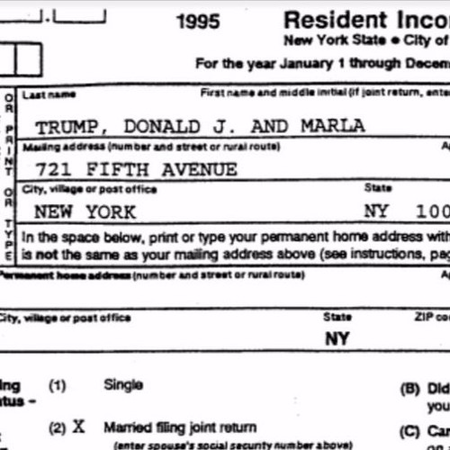 Trump s Tax Returns Illegally Published By New York Times By James L 