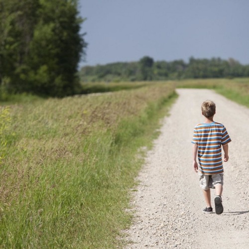 The boy that walks.