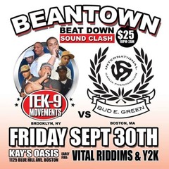 BUD E. GREEN VS TEK-9 MOVEMENTS SEPT 30TH 2016