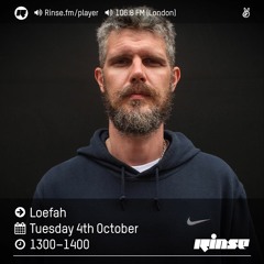 Rinse FM Podcast - Loefah - 4th October 2016