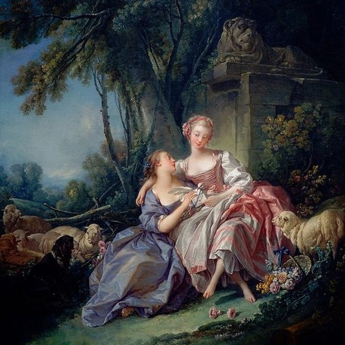 W.A. Mozart: Così Fan Tutte - Ah, guarda sorella / François Boucher: 'La Lettre d'amour', 1750.