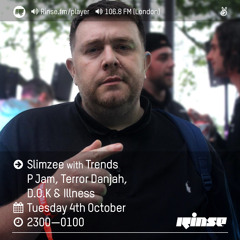 Rinse FM Podcast - Slimzee w/ P Jam, Trends, D.O.K., Illness+ Terror Danjah - 4th October 2016