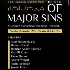 Major Sins Seminar: "How To Identify A Major Sin", Jameel Finch