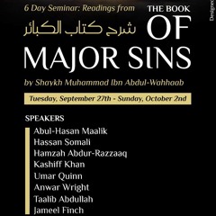 Major Sins Seminar: "Betrayal when Entrusted with a Secret", Jameel Finch