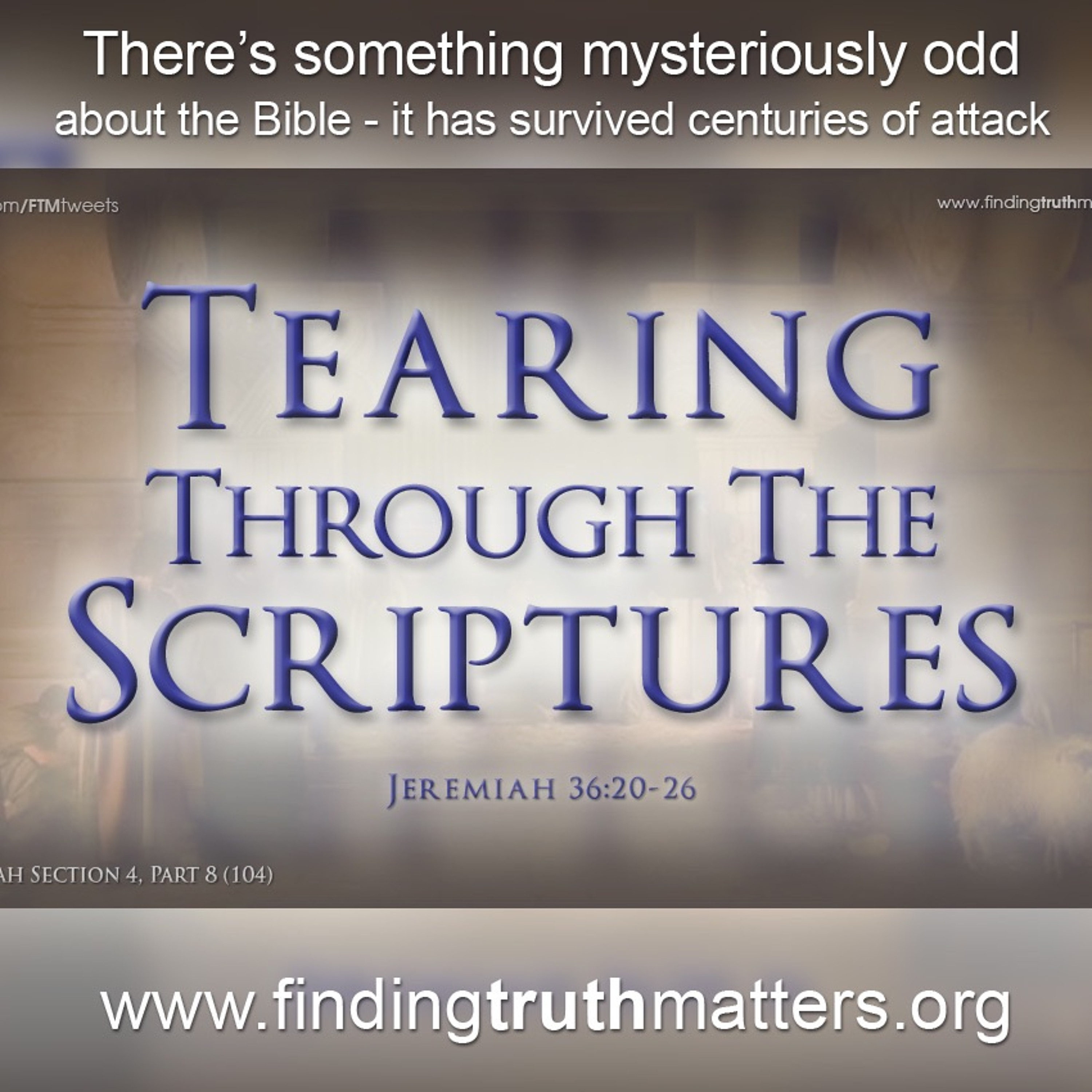If millions of people have found comfort from the Bible, why do so many people try to destroy it? episode artwork