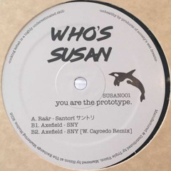 Premiere:  SUSAN001 // You Are The Protoype