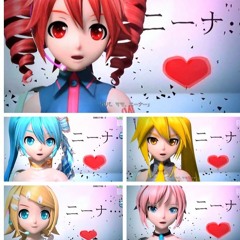Two breaths walking -ft Project DIVA Characters
