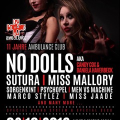 Men vs Machine @ 11 Jahre Ambulance Club - 02.10.2016 / Music Hall - Köln