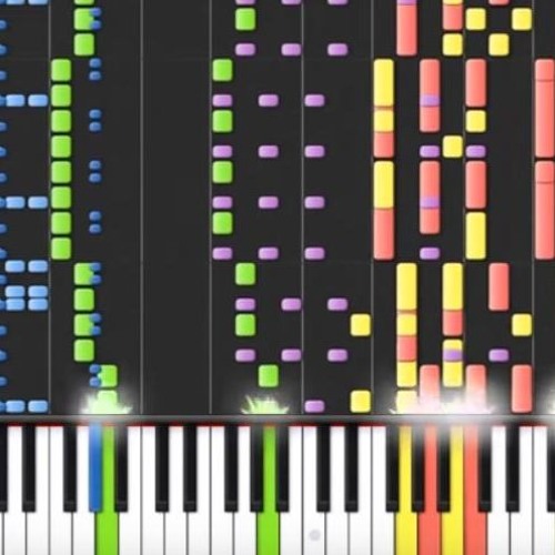 Running in the 90's - Initial D (Synthesia; Link in desc.)