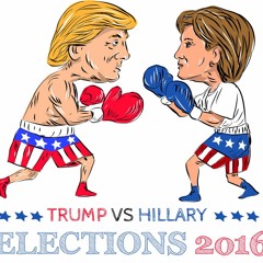 Trump, Clinton fight it out on the ground
