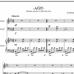 Ağıt (Trio for violin, cello and piano)