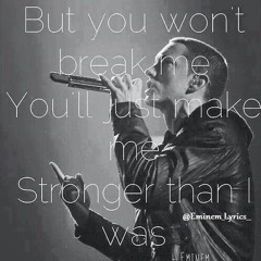 Eminem - Stronger Then I Was