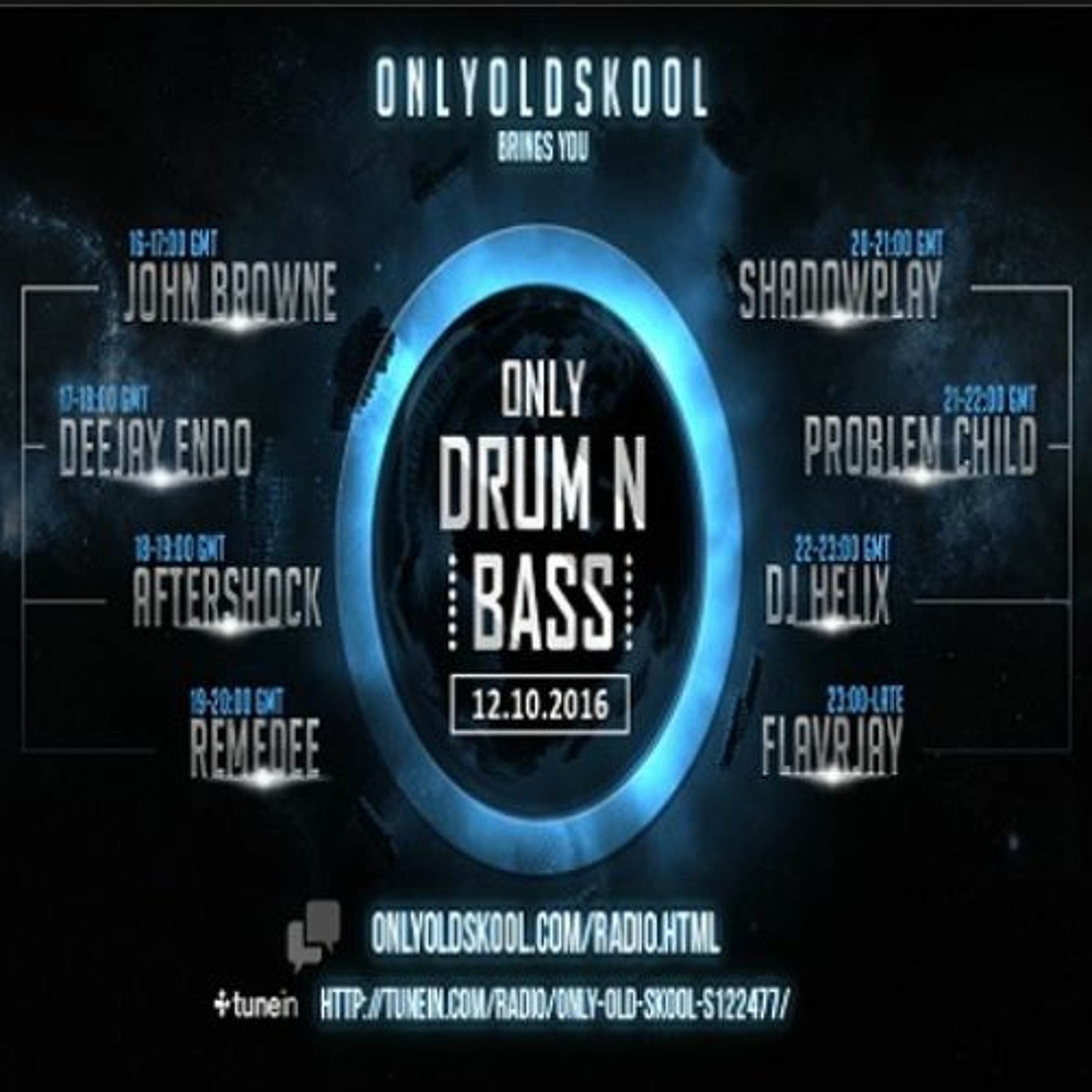 FLavRjay on OOS Radio, Only Drum n Bass 12-Oct-16 episode artwork