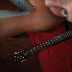 Sneaky mom plays sons guitar