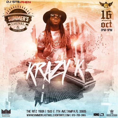 Krazy K Di Baddest - Vibrate - " 2017 Soca " ( St.Lucia )- Krazy Recordz