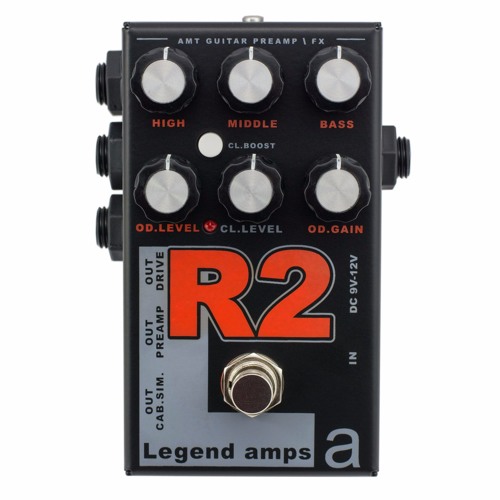 Seymour Duncan Nazgul + AMT R2 (Cab. Sim Output) quick test