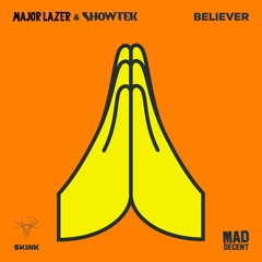 Major lazer & showtek- believer (slight noise bootleg hardstyle kick edit)