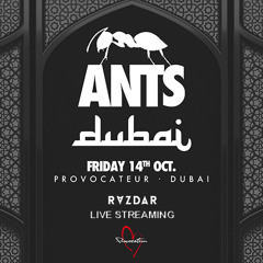 Razdar - ANTS Live Streaming @ Provocateur Dubai 14/10/2016 Warm up for Andrea Oliva