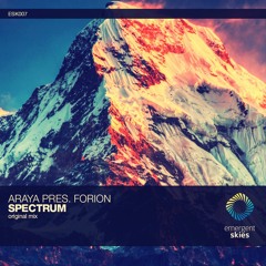 Araya pres. Forion - Spectrum (Original Mix) [ESK007] (OUT NOW)
