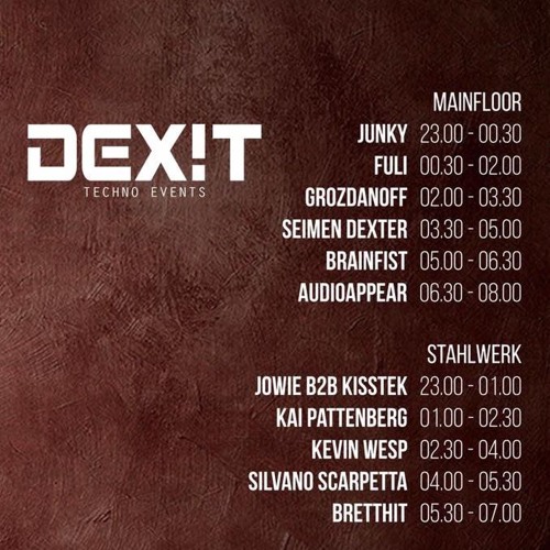 JUNKY - DEX!T / MS Connexion Complex / Mannheim