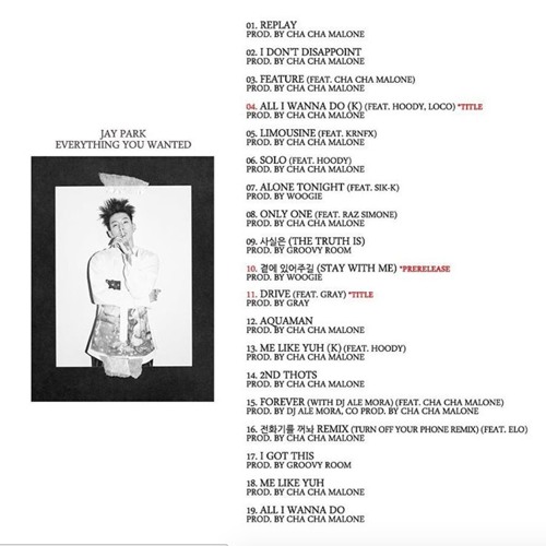 Stream tenxlaw | Listen to JAY PARK - [EVERYTHING YOU WANTED] **FULL  ALBUM** playlist online for free on SoundCloud