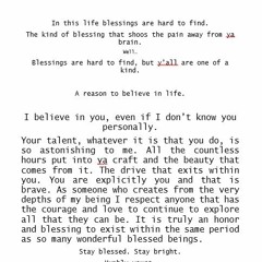 Ypsilanti taught me. (trust a shuffle)