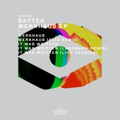 Saytek - Werkhaus (Clio Remix)