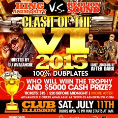 Clash of the VI - 2015 | King Animosity Vs Red Lion @Club Illusion, St Thomas, USVI - 07-11-2015