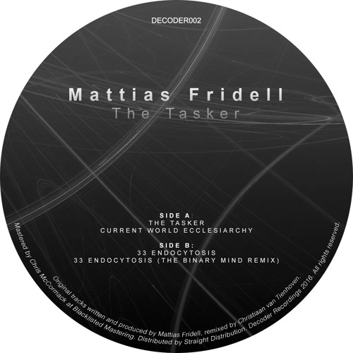 [DECODER002] Mattias Fridell - The Tasker 12"