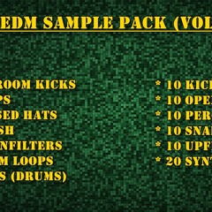 EDM Sample Pack (Big Room Vol. 01) *Buy Free Download [140 Samples]