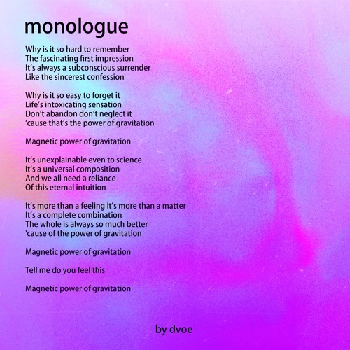 DVOE - Monologue, Part 5