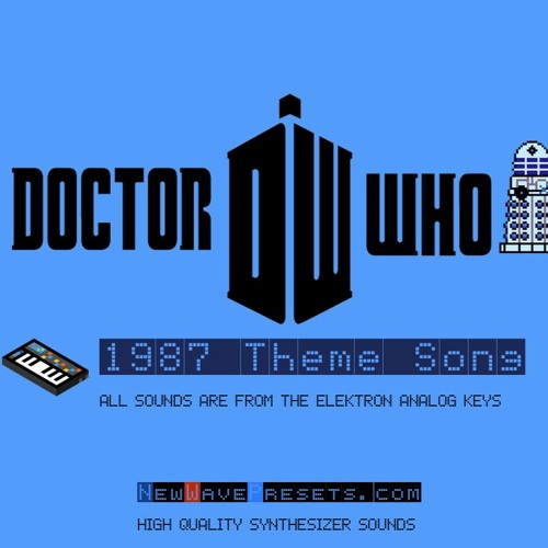 Doctor Who Who 1987 Theme on Elektron Analog Keys