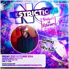 #NoRestrictionsNotts Old School Afrobeats Mix 2016