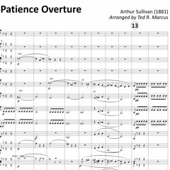 Sullivan: Patience Overture - Arranged by Ted R. Marcus for Concert Band