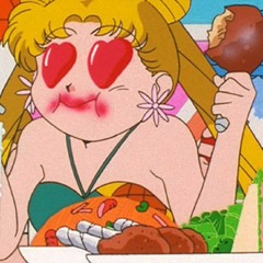 A Cute Girl Eating Sushi @ Mt. Fuji