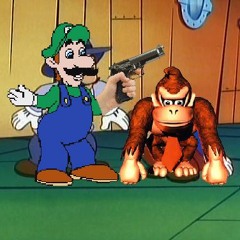 donkey kong reposts in the wrong hotel and luigi joins in