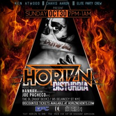 HORIZN DISTURBIA - JOE PACHECO - HALLOWEEN PROMO SET