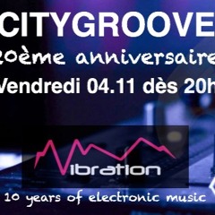 PUB CITYGROOVE 20 ANS