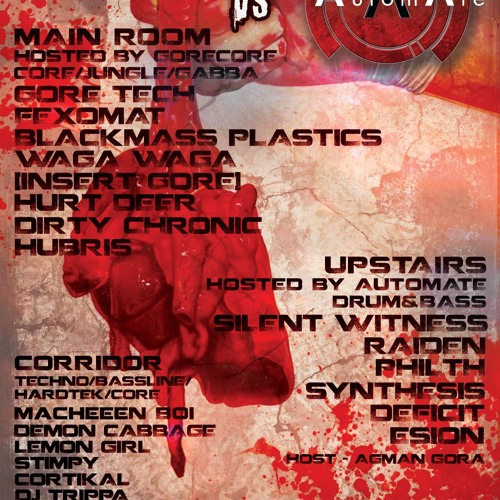 Raiden & Agman Gora - AutomAte Halloween 2015 (Live @ Black Swan, Bristol)