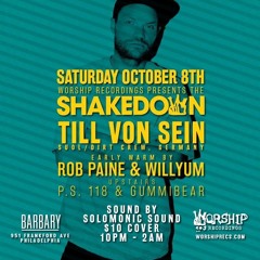 Till von Sein - The Shakedown Philadelphia October 8 2016