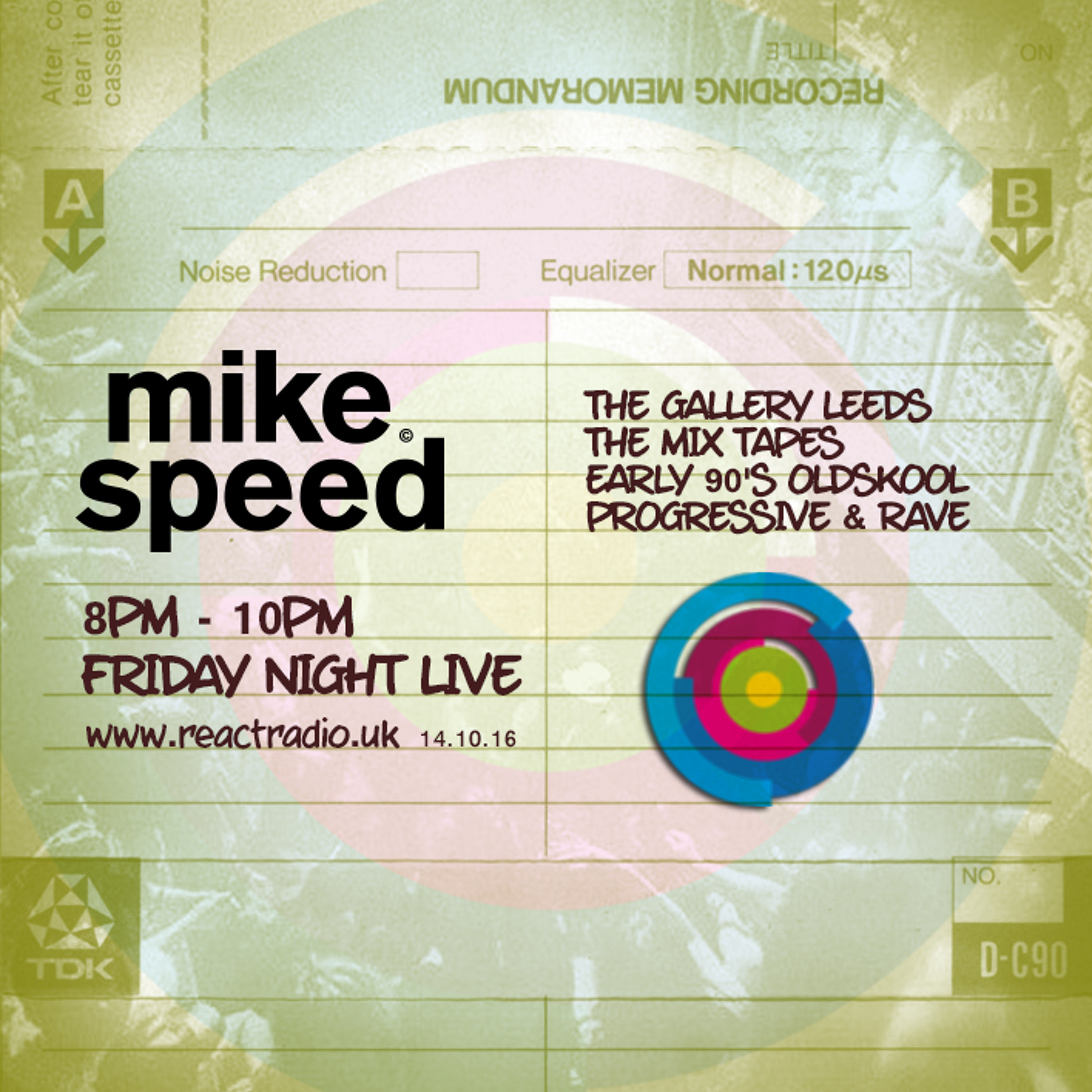 Mike Speed | React Radio UK Show | www.reactradio.uk | Underground & Oldskool Beats