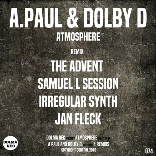 A.Paul & Dolby D - Atmosphere (Irregular Synth Remix) [Dolma Records]