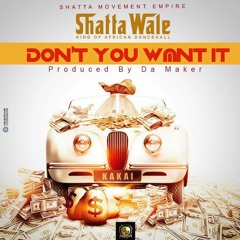 SHATTA WALE - DONT YOU WANT IT .. Prod. By DAMAKER
