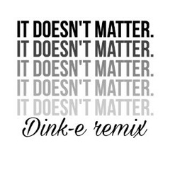 Hypasonic Vs Jorg Schmid - Doesn't Matter (Dink-e remix).wav