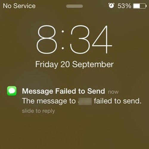 Message failure. Message failed to send twitter.