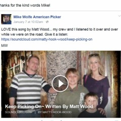 Keep Picking On~ Written By Matt Wood