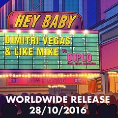 Dimitri Vegas, Like Mike vs Diplo, Deb's Daughter - Hey Baby (Original Mix) FREE