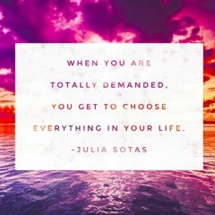 When you are in Demand, what does that create?