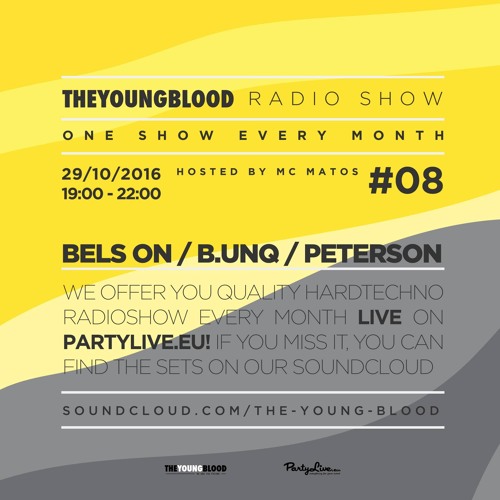 The Young Blood Radio Show #08 (Bels On, B.Unq!, Peterson and MC Matos)