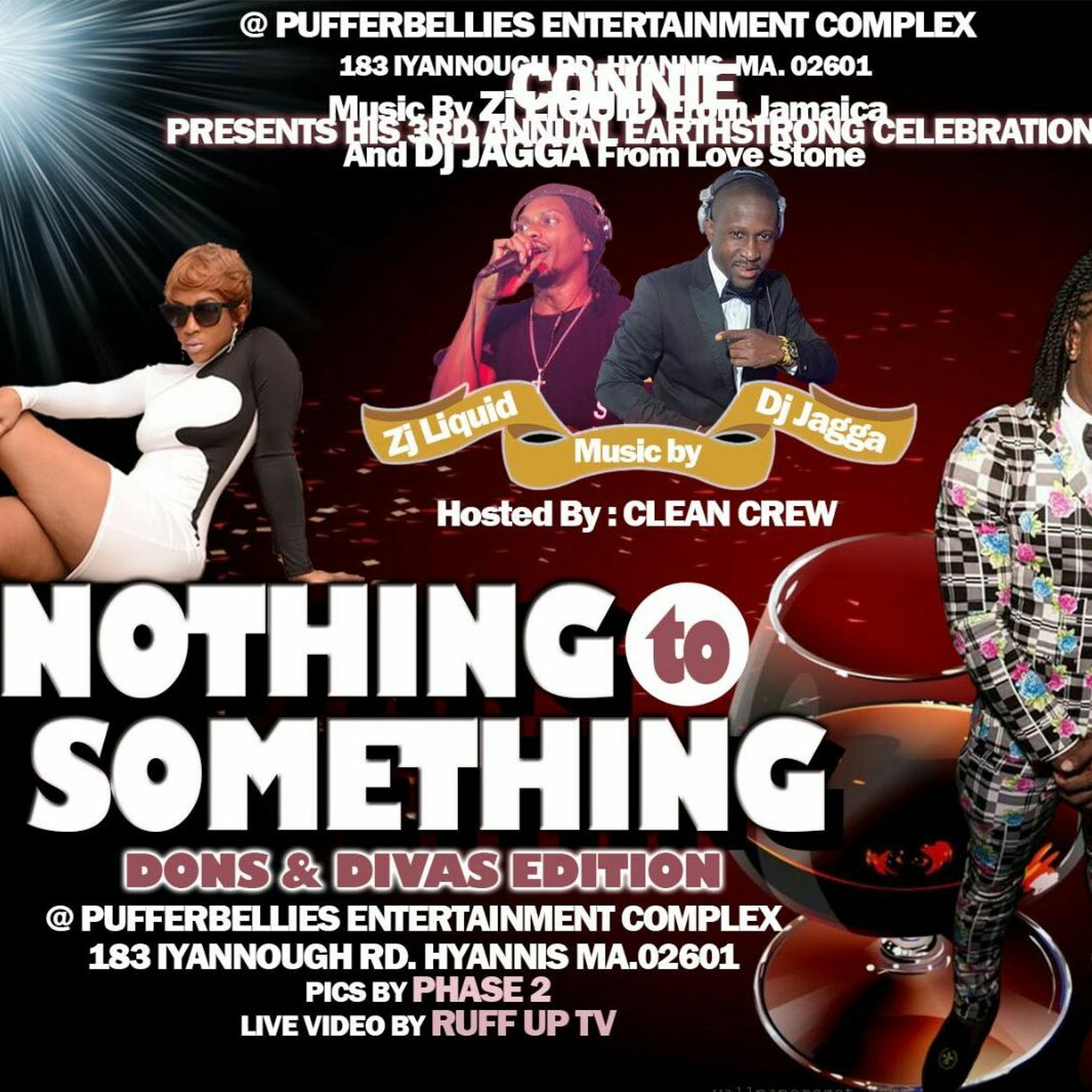 CONNIE B'DAY BASH NOTHING TO SOMETHING DONS & DIVAS EDITION SAT.DEC.3rd. PUFFERBELLIES ENT.COMPLEX episode artwork